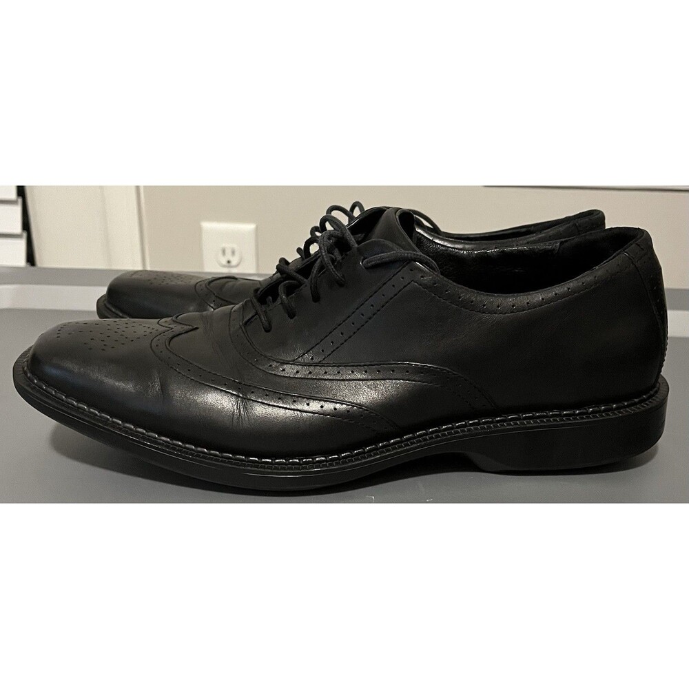 Men’s Red Wing black leather Oxford shoes rubber outsoles Size 11.5